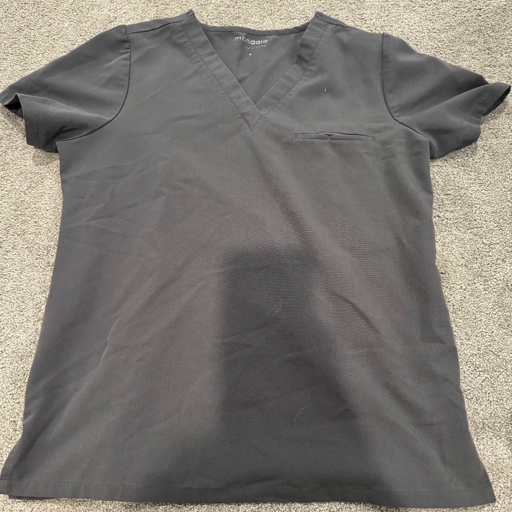 Mandala Grey Scrub Top (small)